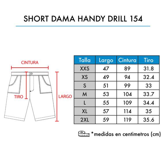 SHORT DAMA HANDY DRILL 154 T Shirts Interamerica S.A