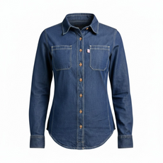 CAMISA DAMA JEANS PANAMA CLASSIC MANGA LARGA