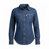 CAMISA DAMA JEANS PANAMA CLASSIC MANGA LARGA