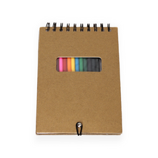 LIBRETA CON LAPICES DE COLORES (YC5055)