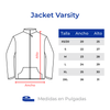 JACKET UNISEX MODELO VARSITY