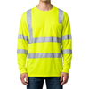 T-SHIRT DE SEGURIDAD DRY FAST MANGA LARGA CON CINTA REFLECTIVA (YG)