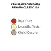 CAMISA OXFORD DAMA PANAMA CLASSIC MANGA CORTA 103