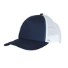 GORRA COMBINADA DE MALLA CON DRILL 5 PANEL