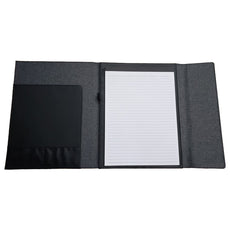 PORTA PAD CUERINA/TELA A4 (AMC13069)