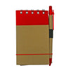 LIBRETA ECOLOGICA CON PLUMA Y ADHESIVOS (8848)
