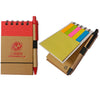LIBRETA ECOLOGICA CON PLUMA Y ADHESIVOS (8848)
